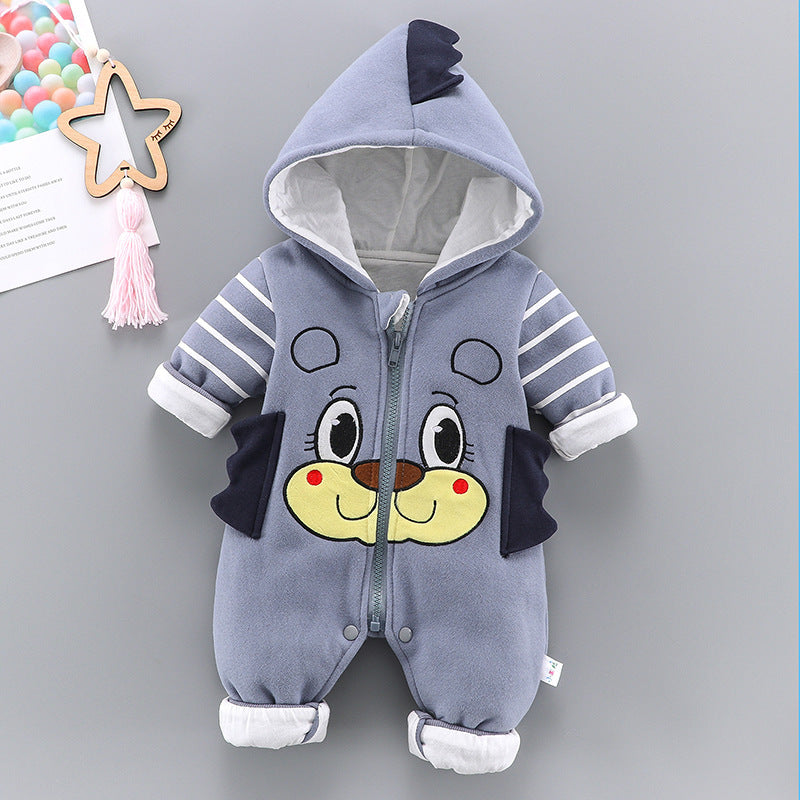 Combinaison chaude pour bébé motif animaux