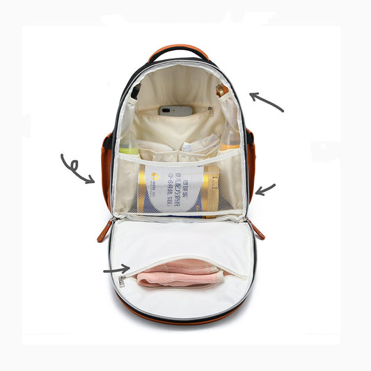Sac à dos multifonctionnel tendance en cuir
