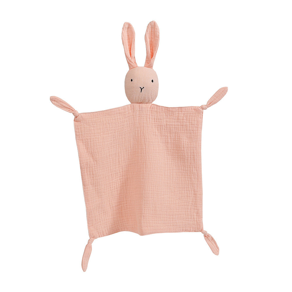 Doudou avec serviette en gaze