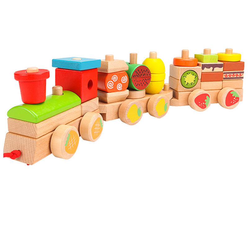 Train en bois à assembler