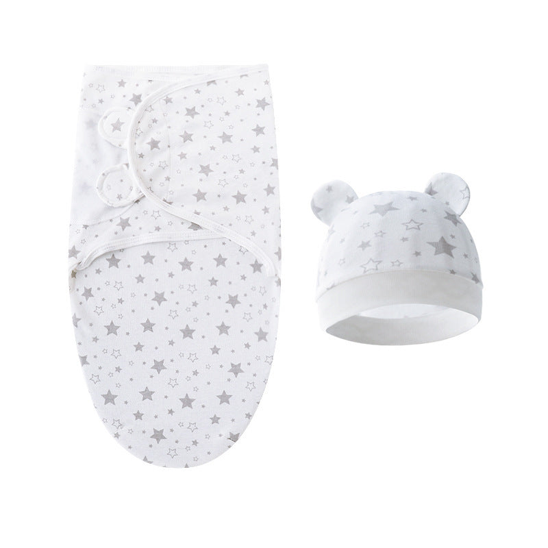 Couverture d'emmaillotage avec bonnet