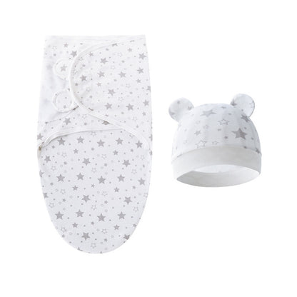 Couverture d'emmaillotage avec bonnet