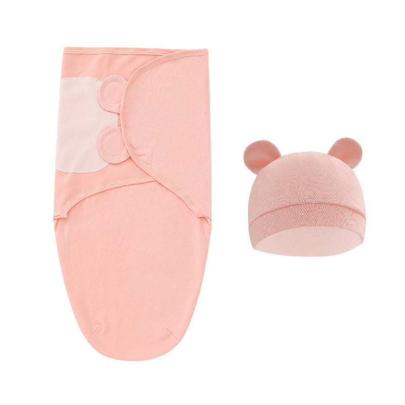 Couverture d'emmaillotage avec bonnet