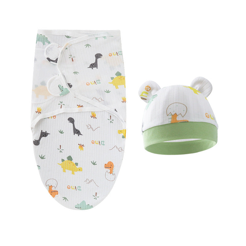 Couverture d'emmaillotage avec bonnet