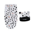 Couverture d'emmaillotage avec bonnet