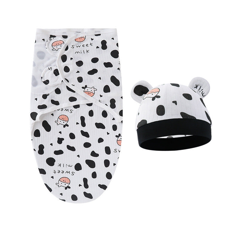 Couverture d'emmaillotage avec bonnet