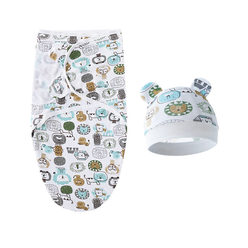 Couverture d'emmaillotage avec bonnet