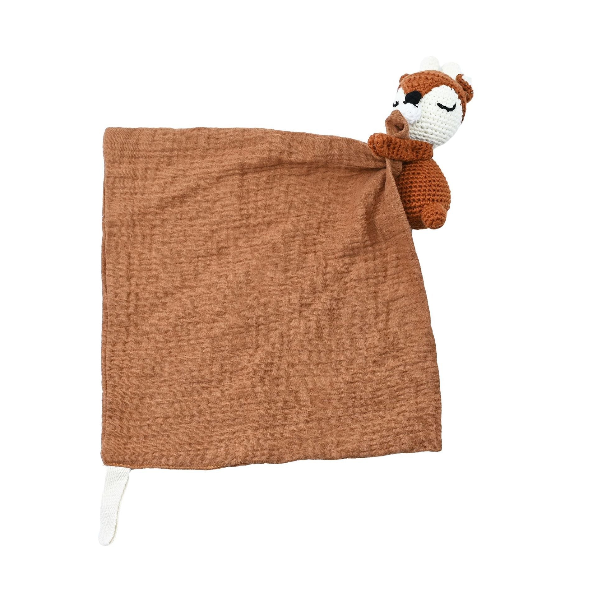 Peluche câline avec mini serviette