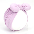 Bonnet-turban à nœud papillon pour fille