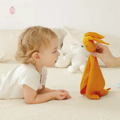 Doudou avec serviette en gaze