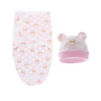 Couverture d'emmaillotage avec bonnet