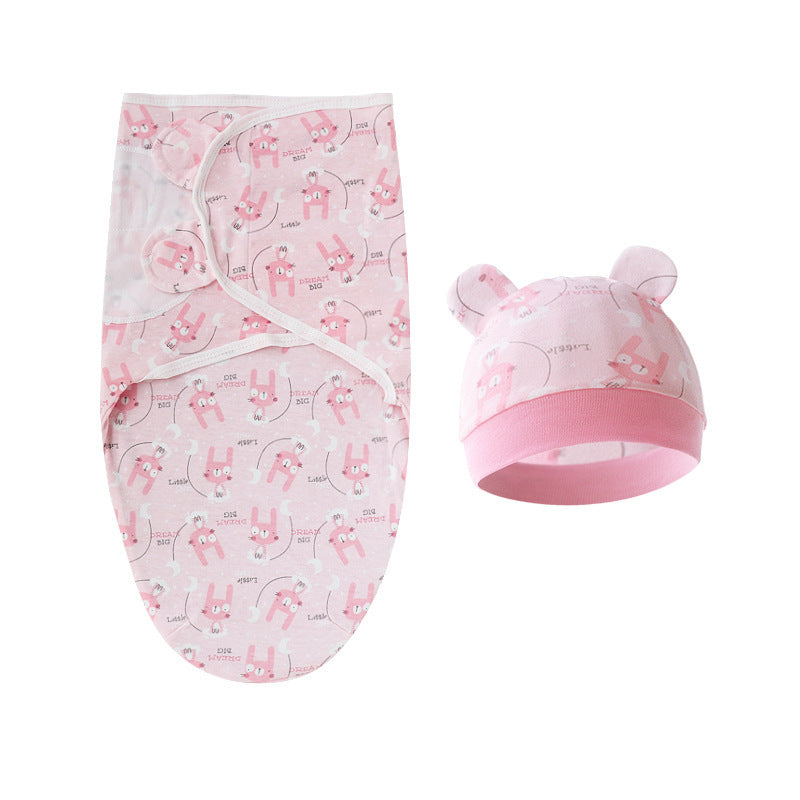 Couverture d'emmaillotage avec bonnet