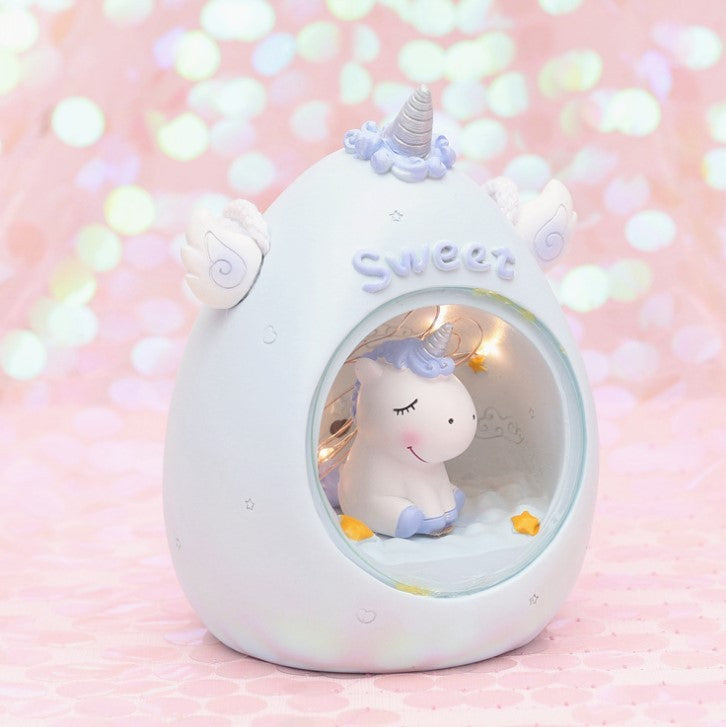 Veilleuse licorne chambre d'enfant