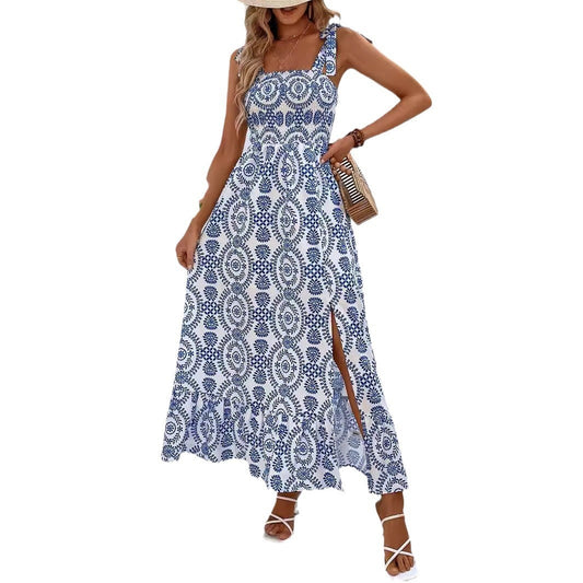 Robe d'été à bretelles pour femme Sally