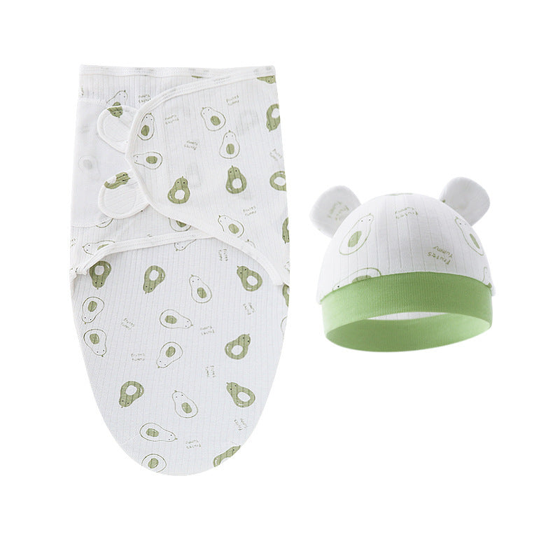 Couverture d'emmaillotage avec bonnet