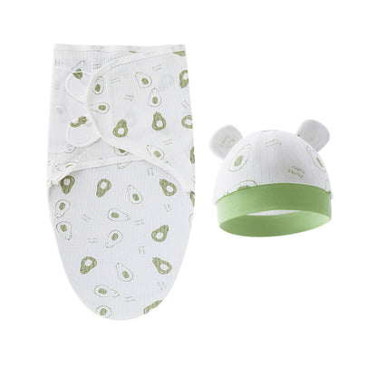 Couverture d'emmaillotage avec bonnet