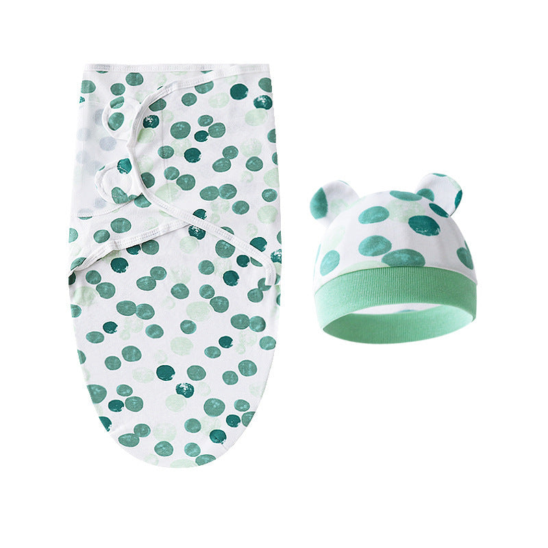 Couverture d'emmaillotage avec bonnet