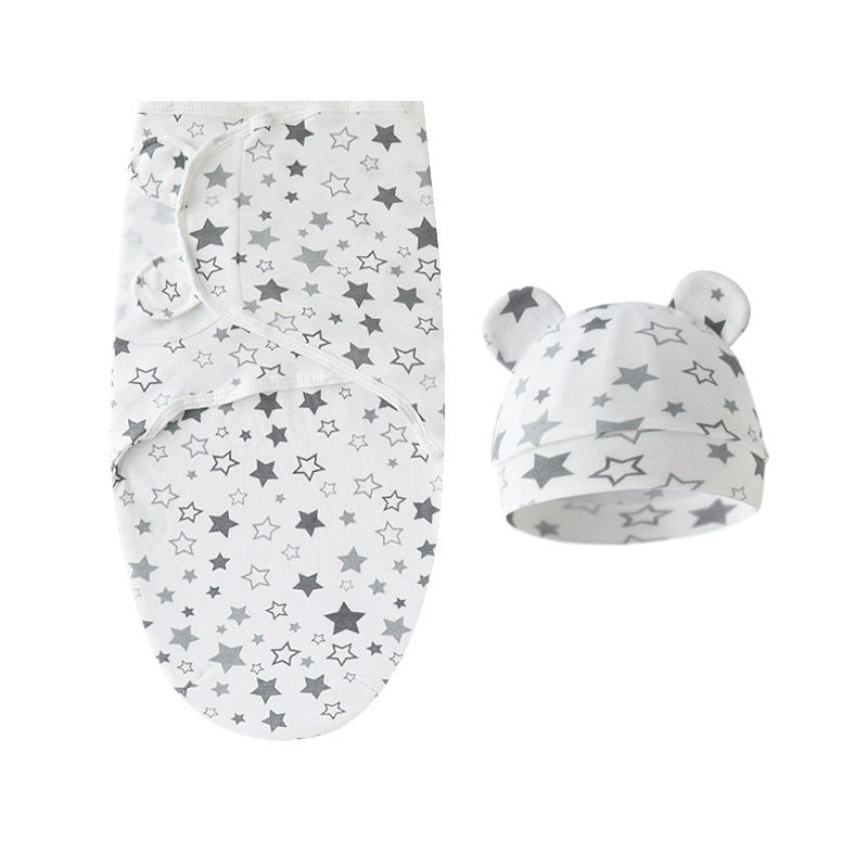Couverture d'emmaillotage avec bonnet