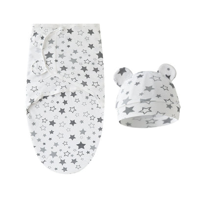 Couverture d'emmaillotage avec bonnet