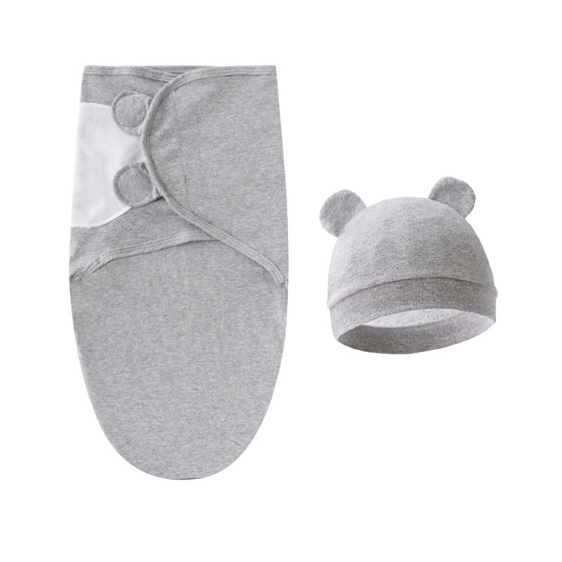 Couverture d'emmaillotage avec bonnet