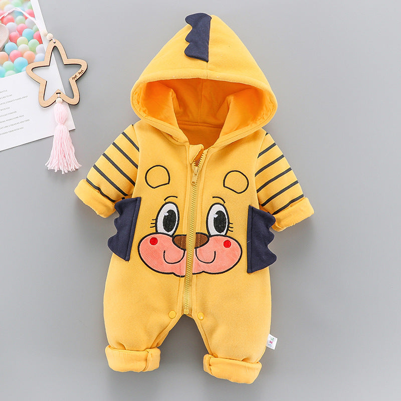 Combinaison chaude pour bébé motif animaux