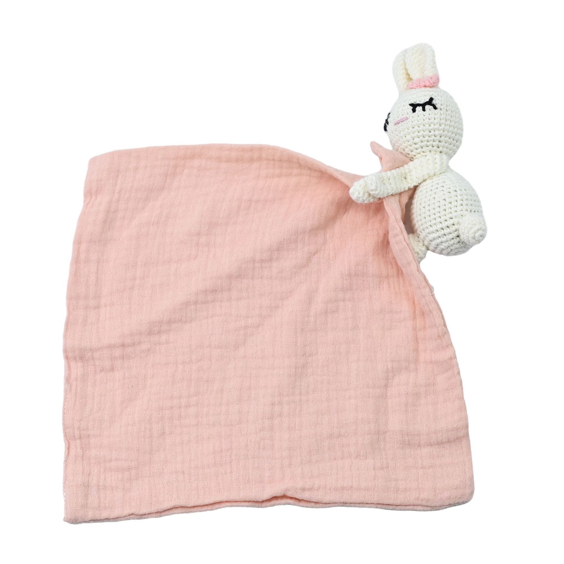 Peluche câline avec mini serviette