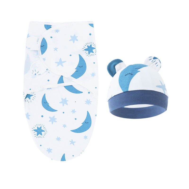 Couverture d'emmaillotage avec bonnet
