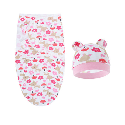 Couverture d'emmaillotage avec bonnet