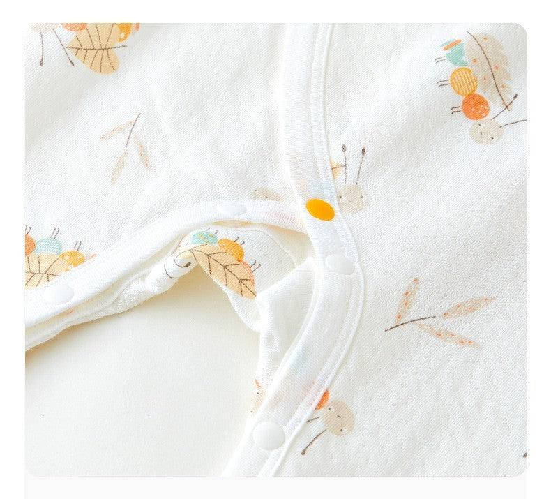 Barboteuse bébé avec bavoir