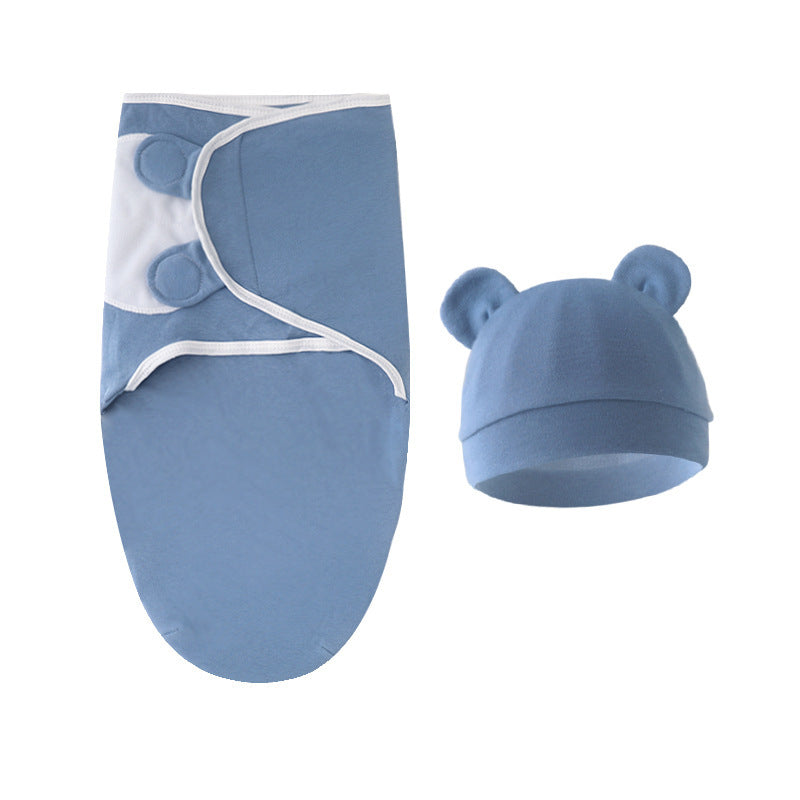 Couverture d'emmaillotage avec bonnet
