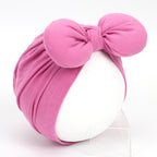 Bonnet-turban à nœud papillon pour fille
