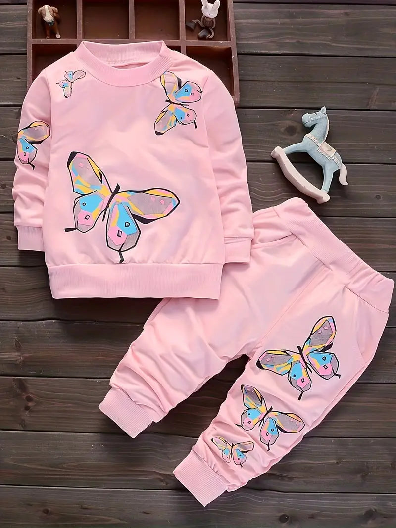 Ensemble fille pantalon et pull