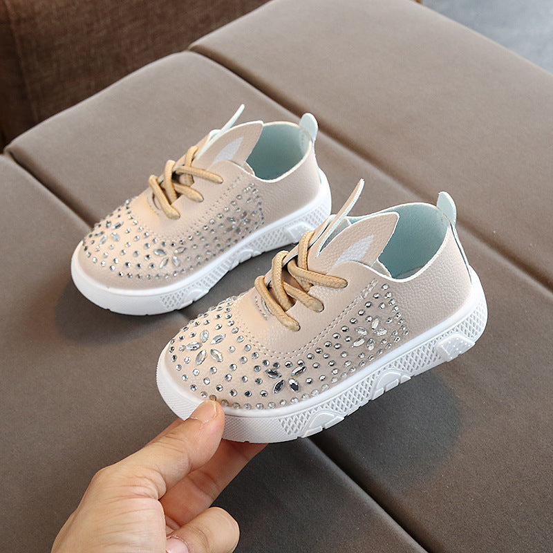 Baskets pour fille avec strass