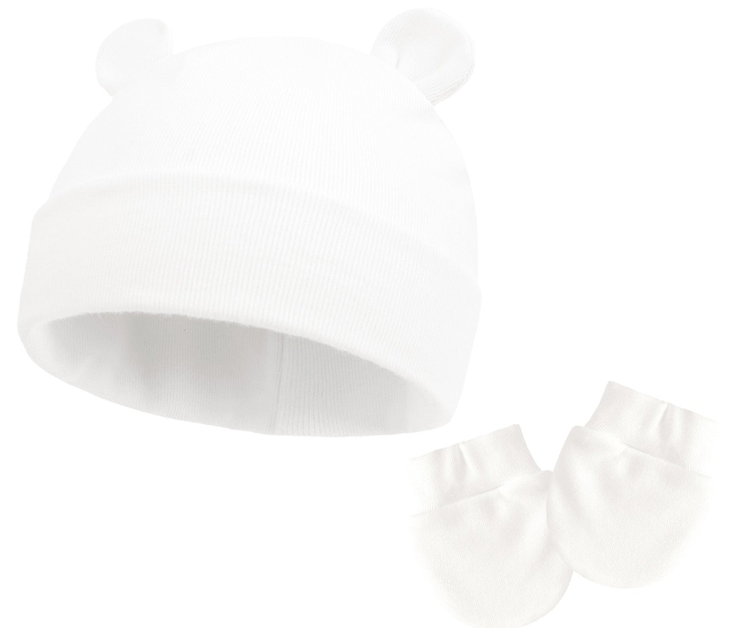 Bonnet et moufles pour bébé en coton - Mum&Choupinou #