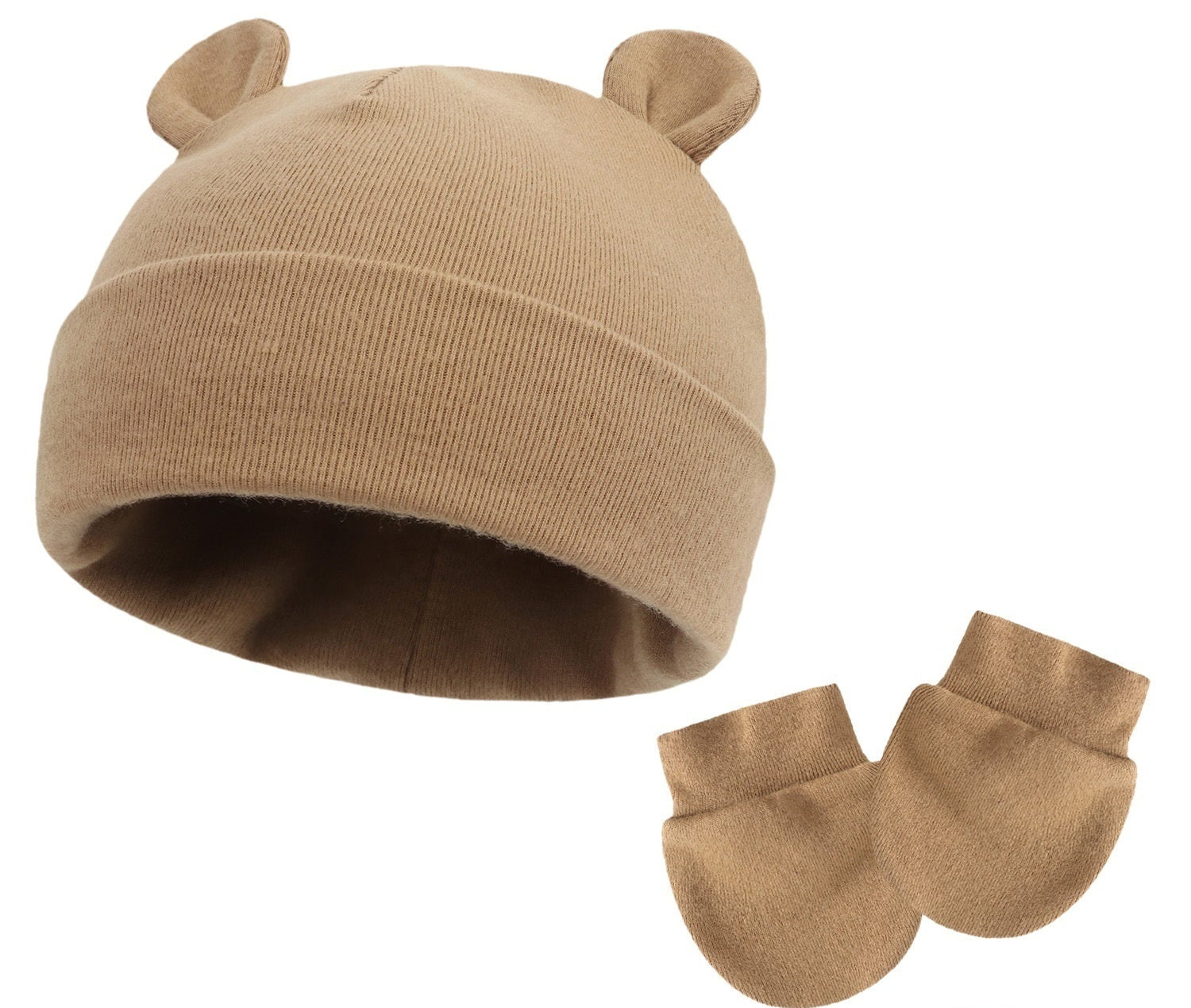 Bonnet et moufles pour bébé en coton - Mum&Choupinou #