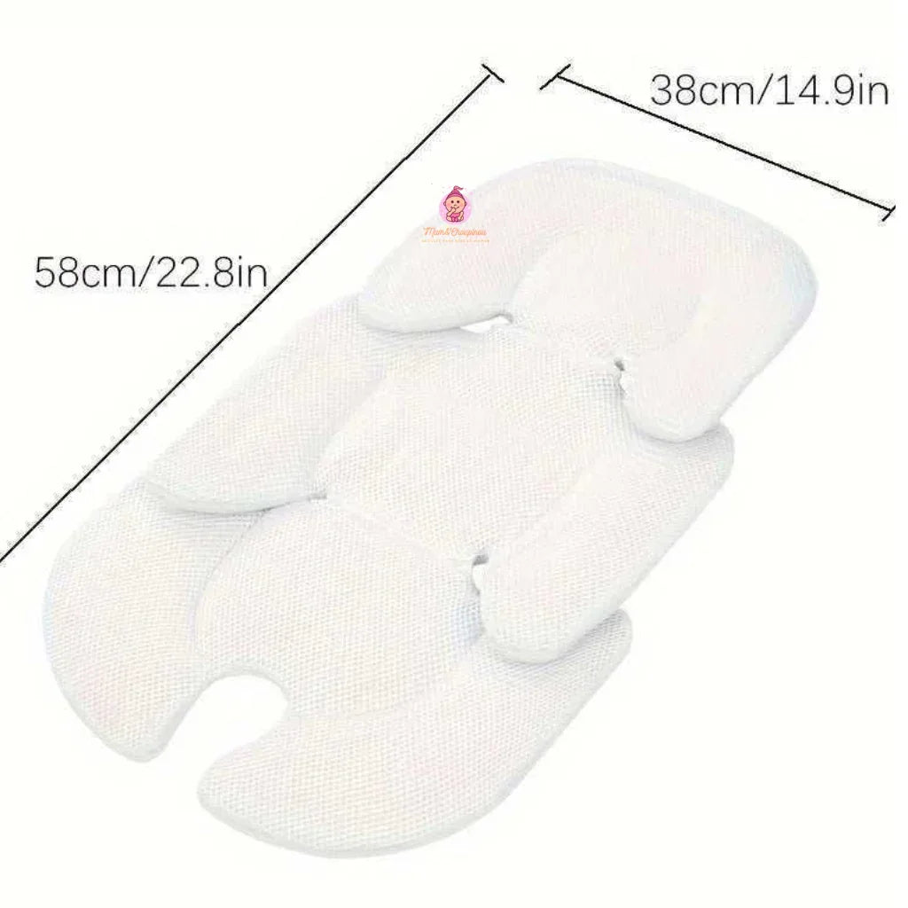 Coussin 2 faces pour poussette nacelle siège auto