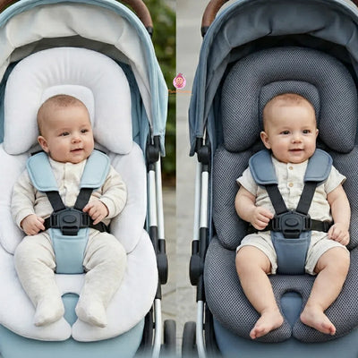 Coussin 2 faces pour poussette nacelle siège auto