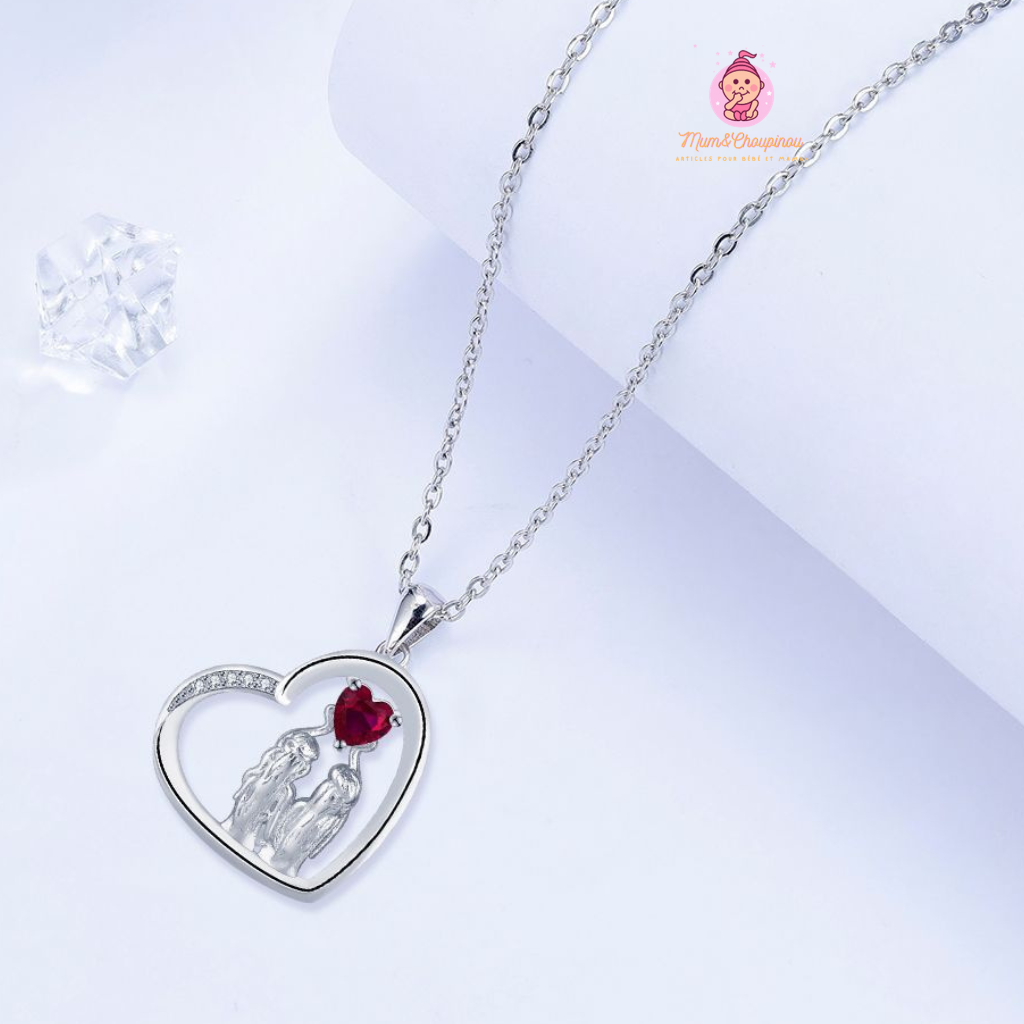 Chaine avec pendentif coeur -  Union Précieuse