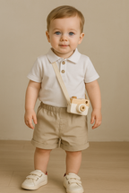 Ensemble polo et short garçon