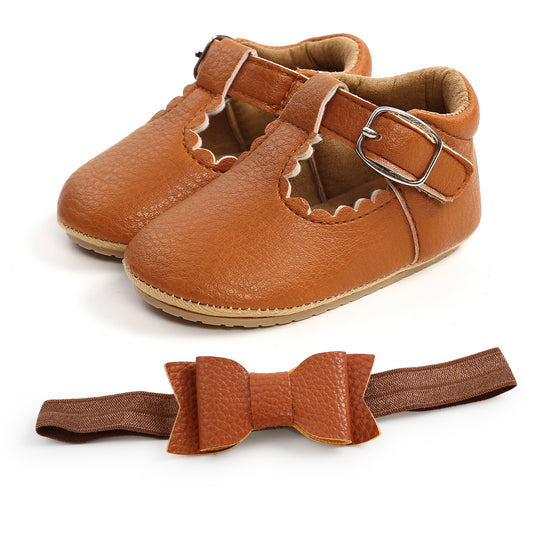 Chaussures bébé fille Mary Jane avec accessoire
