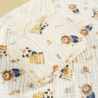 Couverture en gaze de coton pur imprimée pour nouveau-né - Mum&Choupinou #