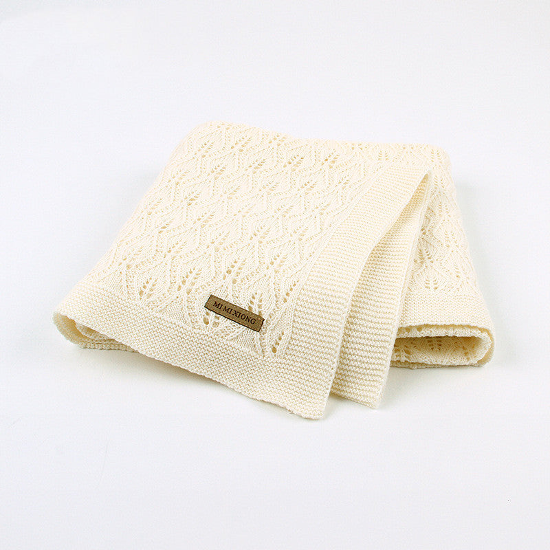 Couverture pour bébé en tricot 