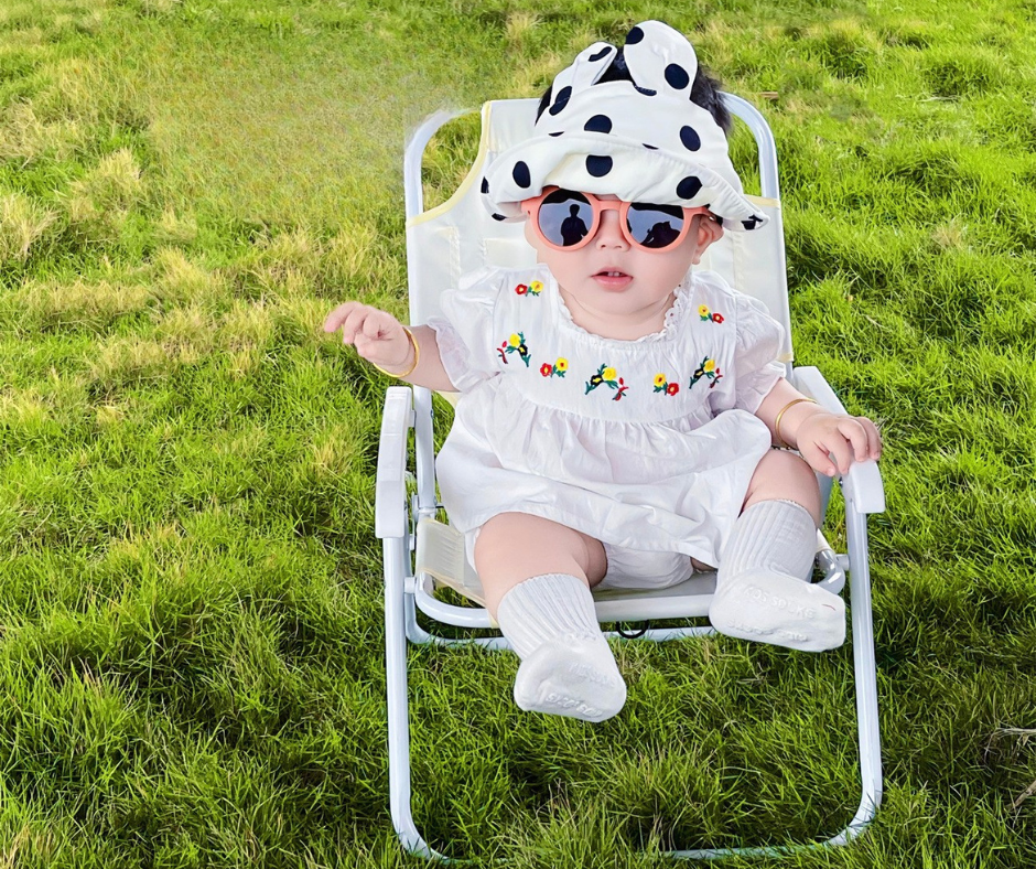 Ensemble d'été 2 pièces brodé pour bébé fille