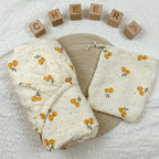 Drap-housse de lit en crêpe de coton imprimé - Mum&Choupinou #