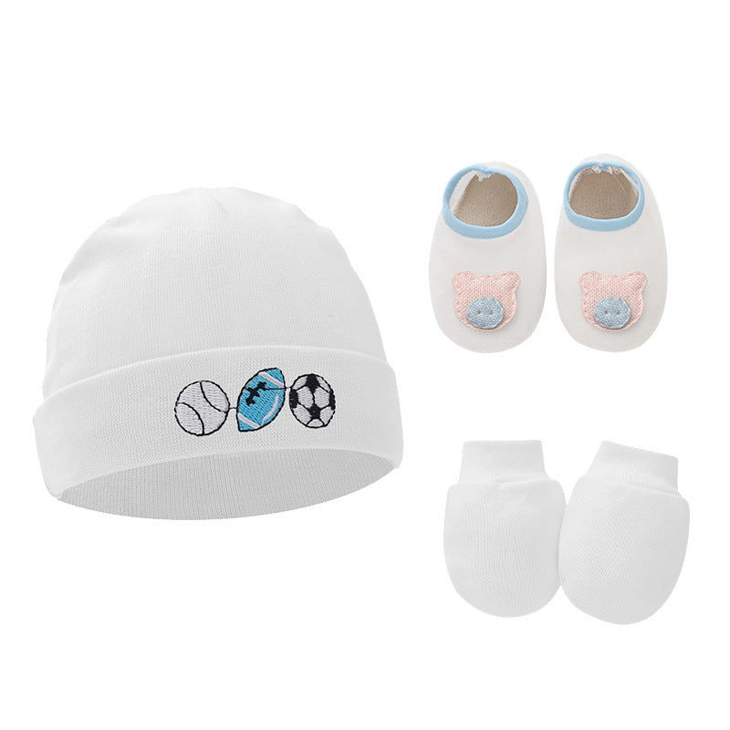Ensemble bonnet chaussons et mitaines bébé - Mum&Choupinou #