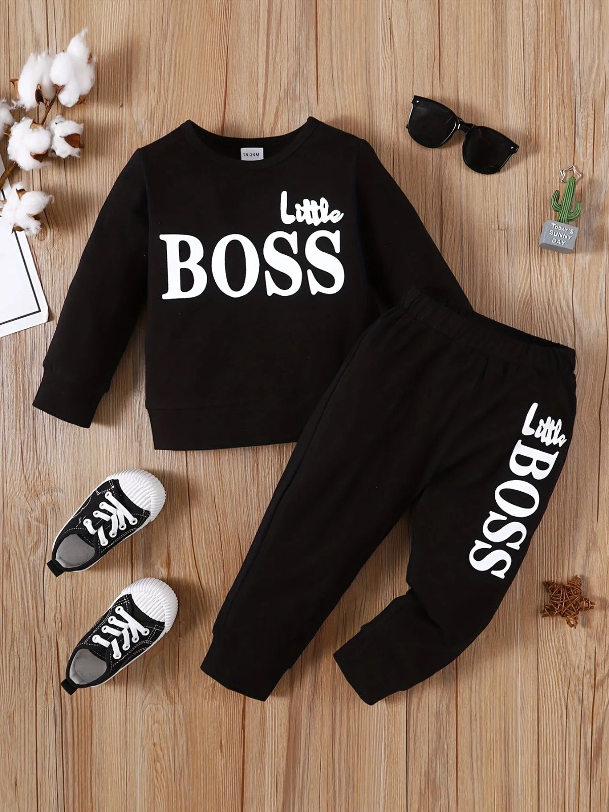Ensemble jogging et sweat Little Boss