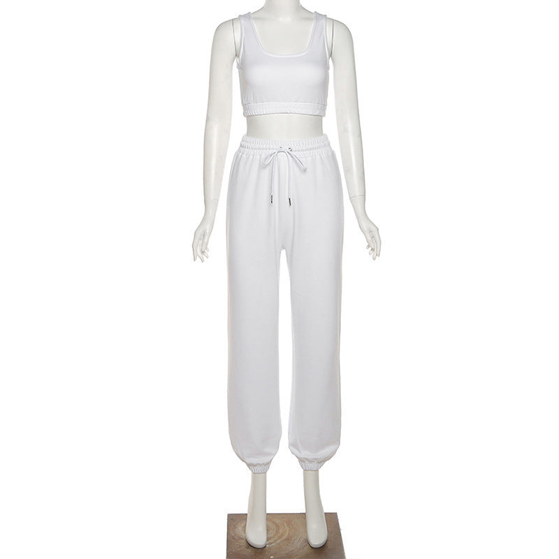 Ensemble pour femme jogging et crop top 