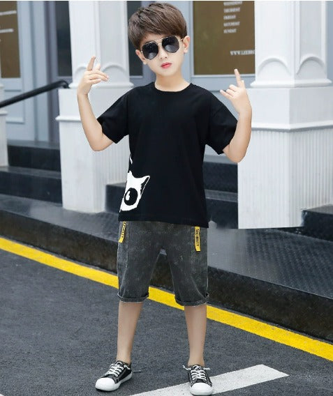 Ensemble short et tee-shirt garçon