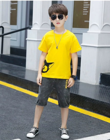 Ensemble short et tee-shirt garçon