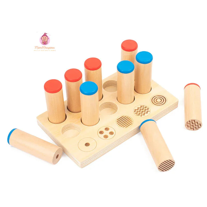 Jeu d’éveil en bois Montessori